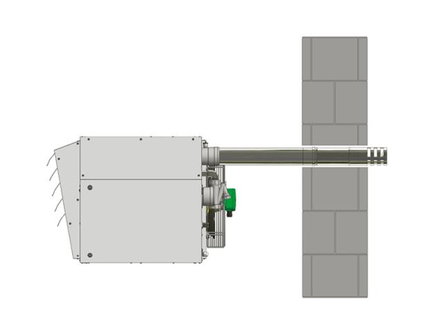 CMX Generatori d’aria calda pensili Tecnoclima