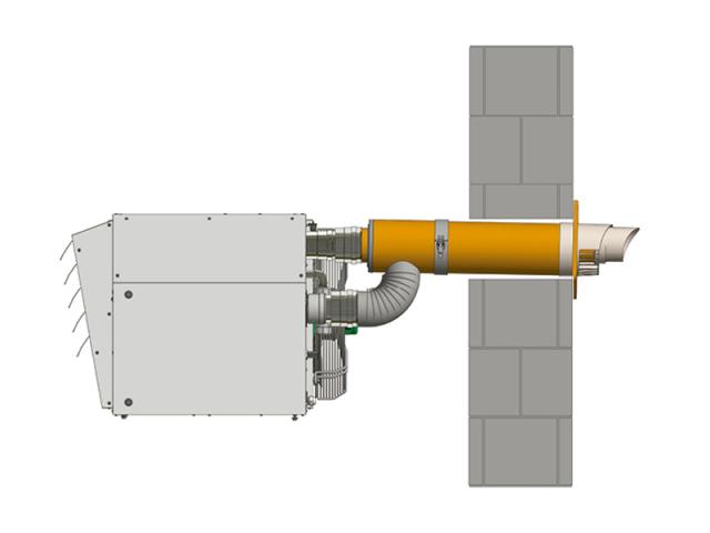 CMX Generatori d’aria calda pensili Tecnoclima