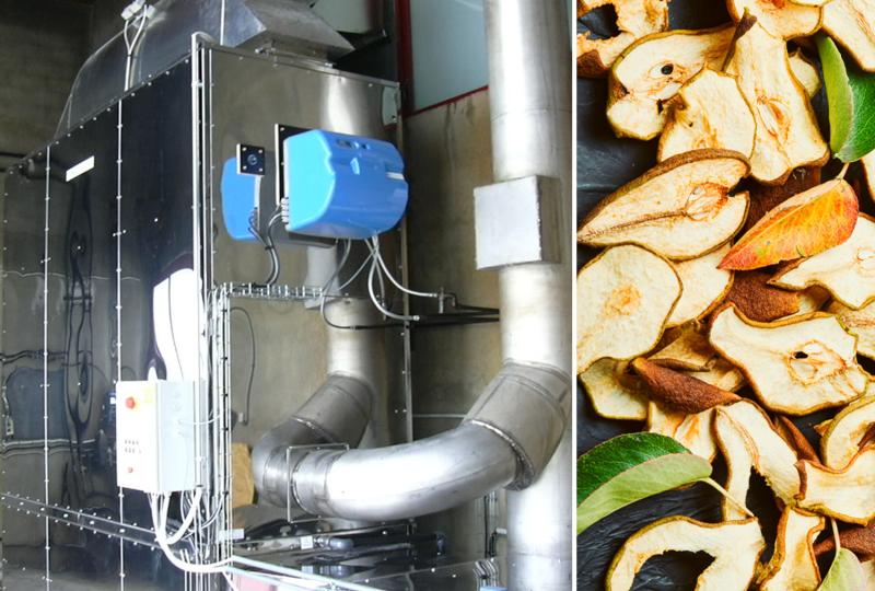 Warm air heater TCO for fruits and vegetable drying chamber Tecnoclima