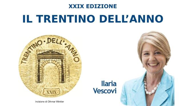 Dott.ssa Ilaria Vescovi è “Il Trentino dell’Anno”	