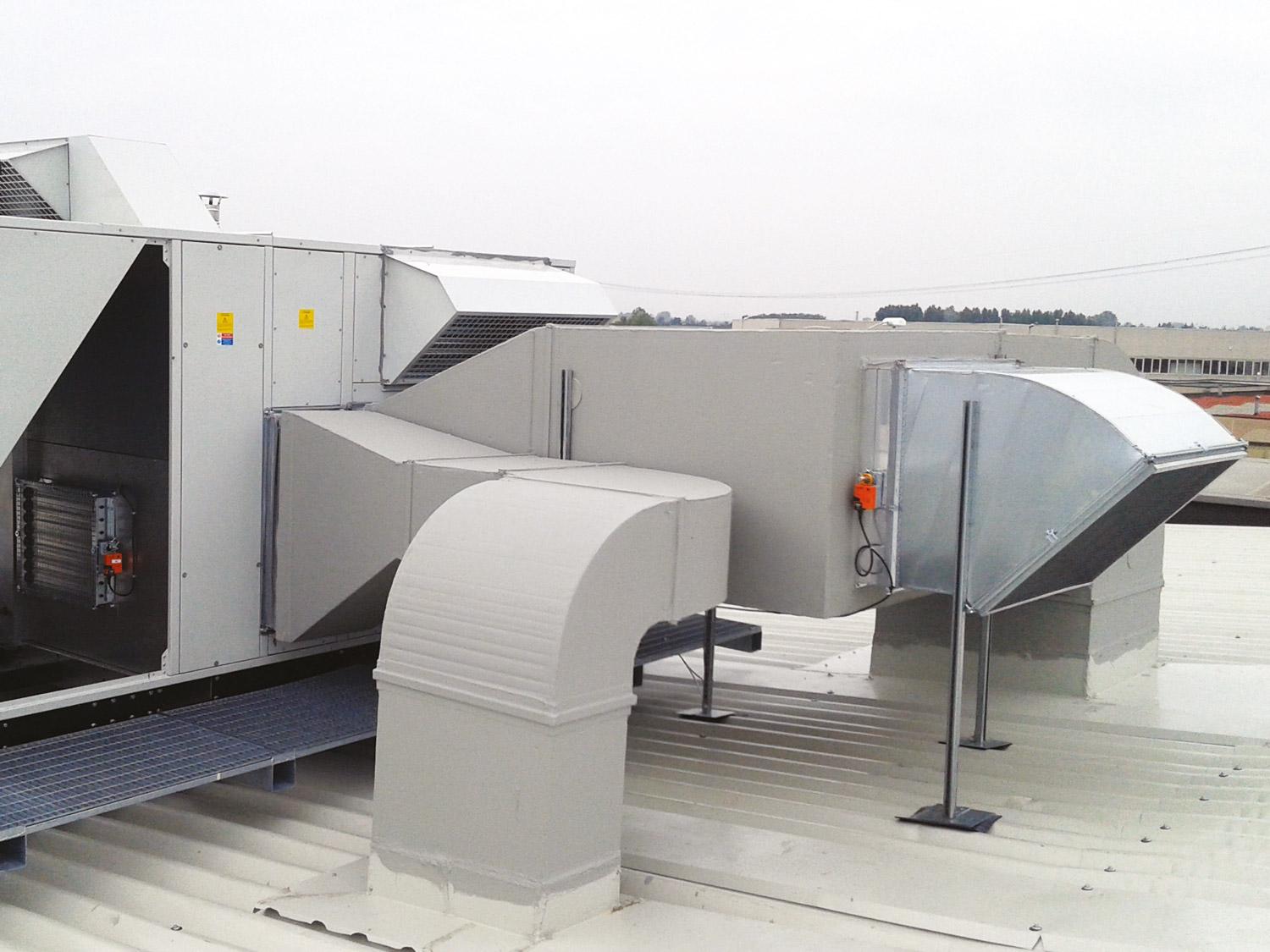 Roof-top BOXY for electronic components production plant